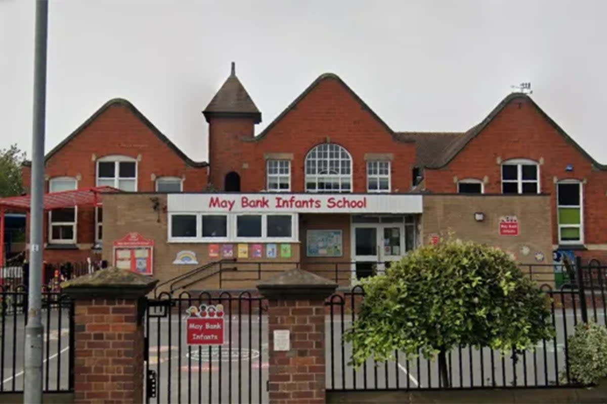 The woman was pronounced dead at May Banks Infant School   (Google Street Maps)