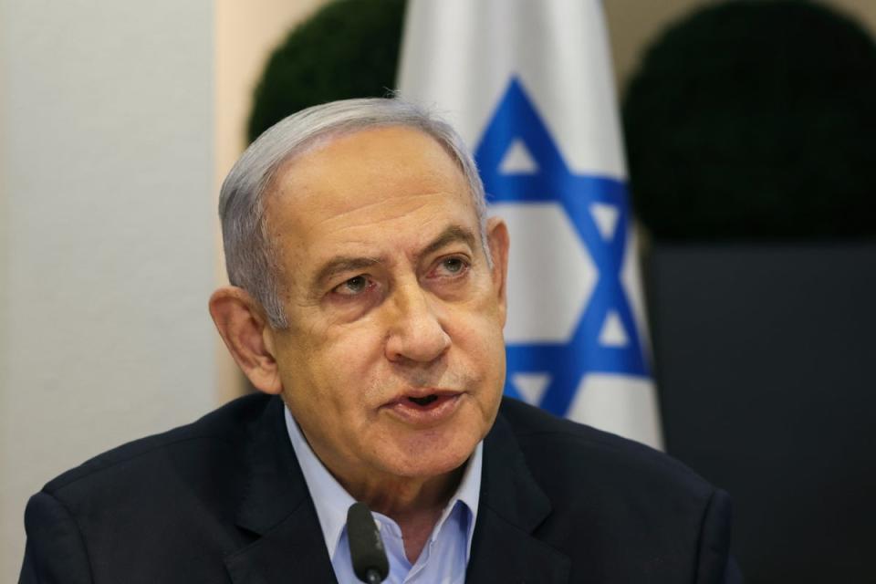 Sir Alex Younger said Benjamin Netanyahu risks squandering international support for Israel (EPA)
