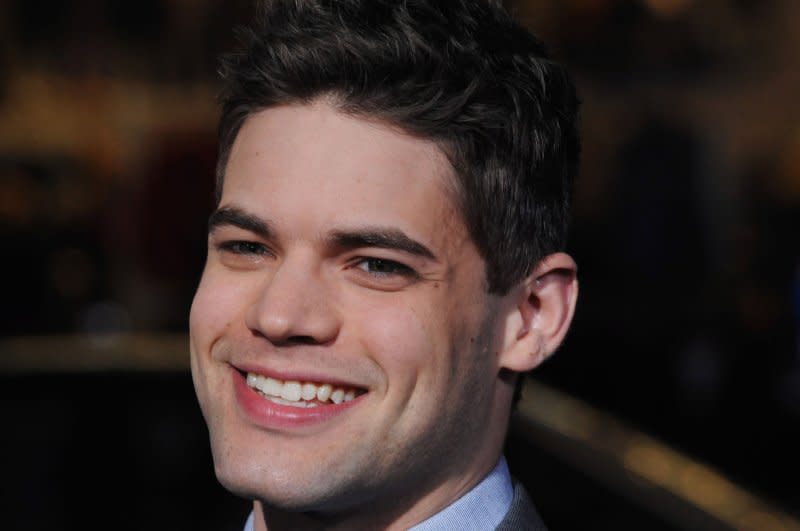 Jeremy Jordan attends the Los Angeles premiere of "Joyful Noise" in 2012. File Photo by Jim Ruymen/UPI