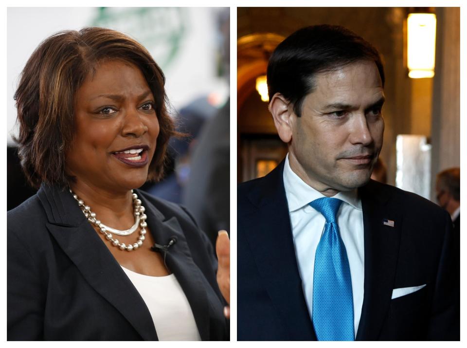 Rep. Val Demings and Sen. Marco Rubio / Credit: Octavio Jones/Getty Images, 	Anna Moneymaker, Getty Images