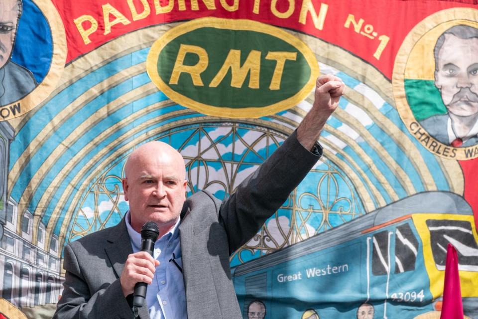 RMT general secretary Mick Lynch (PA) (PA Wire)