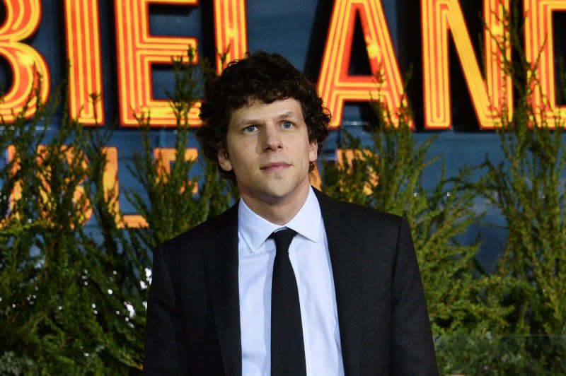 Jesse Eisenberg's film "A Real Pain" will open theatrically Oct. 18. File Photo by Jim Ruymen/UPI