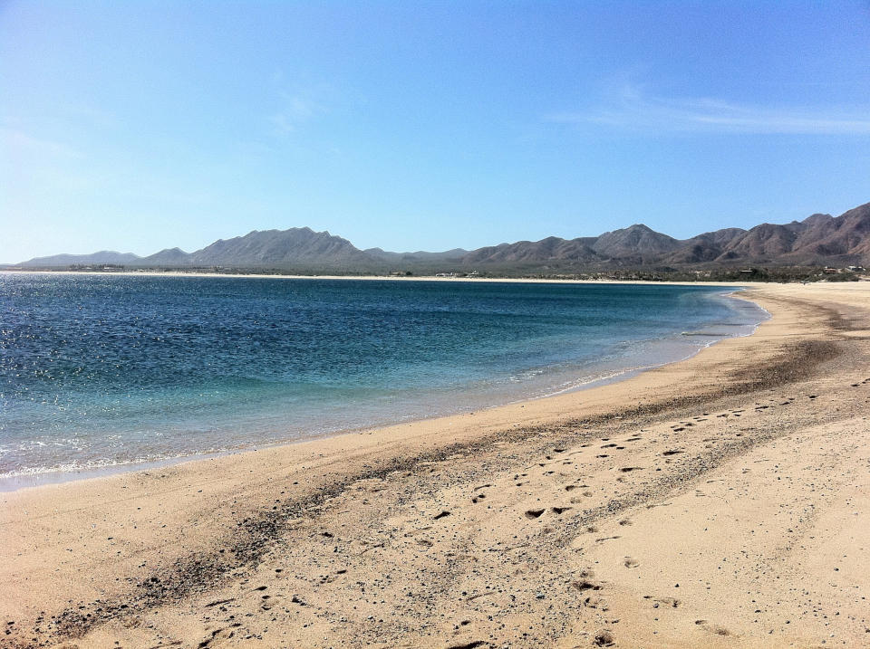 Though only about 60 miles northeast of Cabo San Lucas, <a href="http://www.cabopulmopark.com/">Pulmo National Park</a> is a too rarely visited secret. The long beach cradles a warm, shallow bay thick with life. The backdrop, arid montains and jangling mariachi music. This is what Mexico would be like if it had the same population as Rhode Island.    <em>(This slide originally stated that Pulmo was south of Cabo San Lucas. It isn't. That is an ocean.)</em>