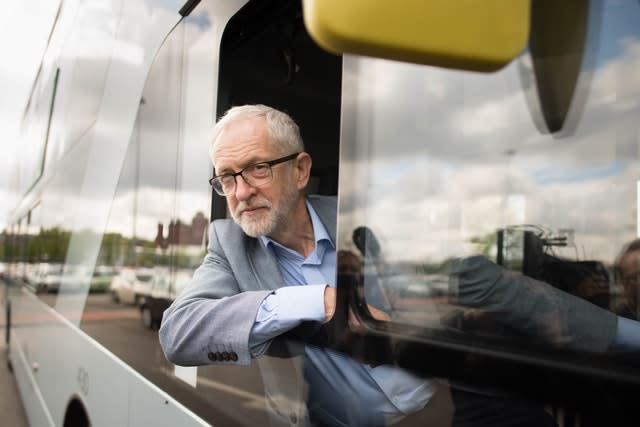 Jeremy Corbyn visits Nottingham