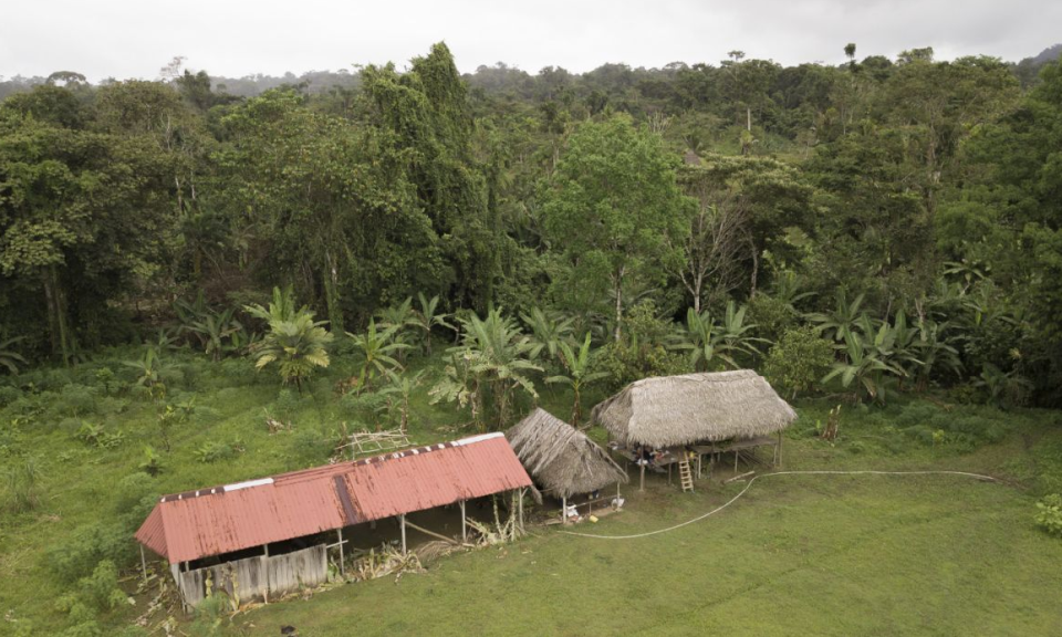 An improvised temple where the El Terrón villagers were killed in a religious ritual.