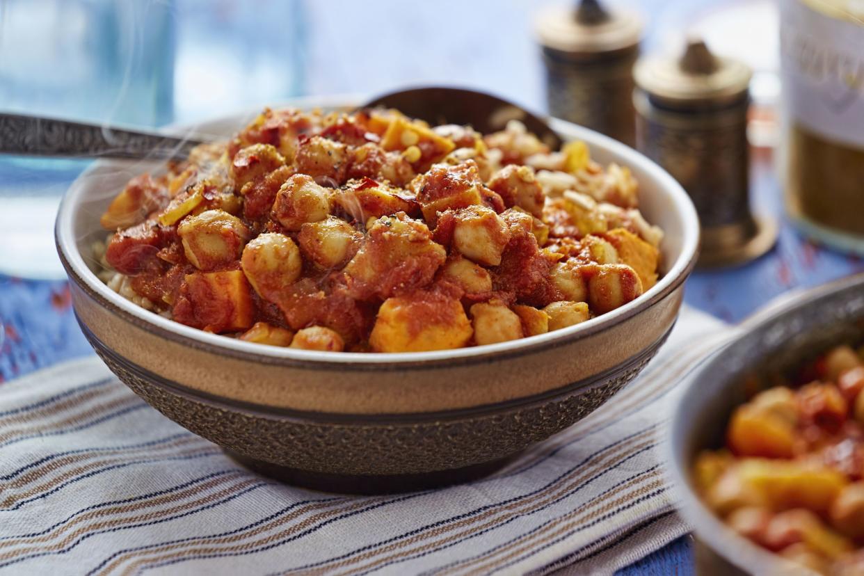 Chickpea Sweet Potato Curry