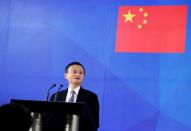 Chairman and chief executive of Alibaba Group Jack Ma attends the China Entrepreneur Club Leaders Forum with Canada's Prime Minister Justin Trudeau in Beijing, China, August 30, 2016. REUTERS/Jason Lee