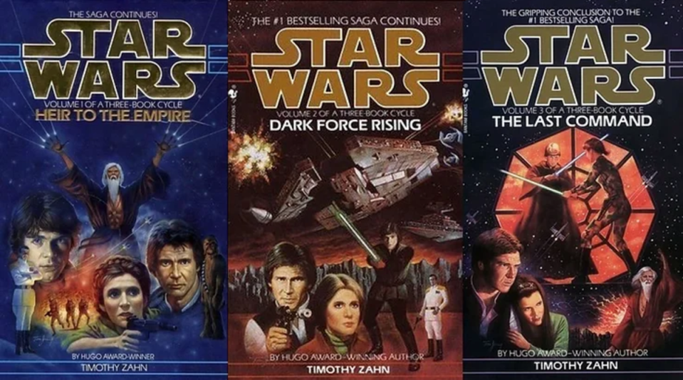 Timothy Zahn's Thrawn trilogy kicked off the Star Wars Expanded Universe.<p>Del Rey / LucasFilm</p>