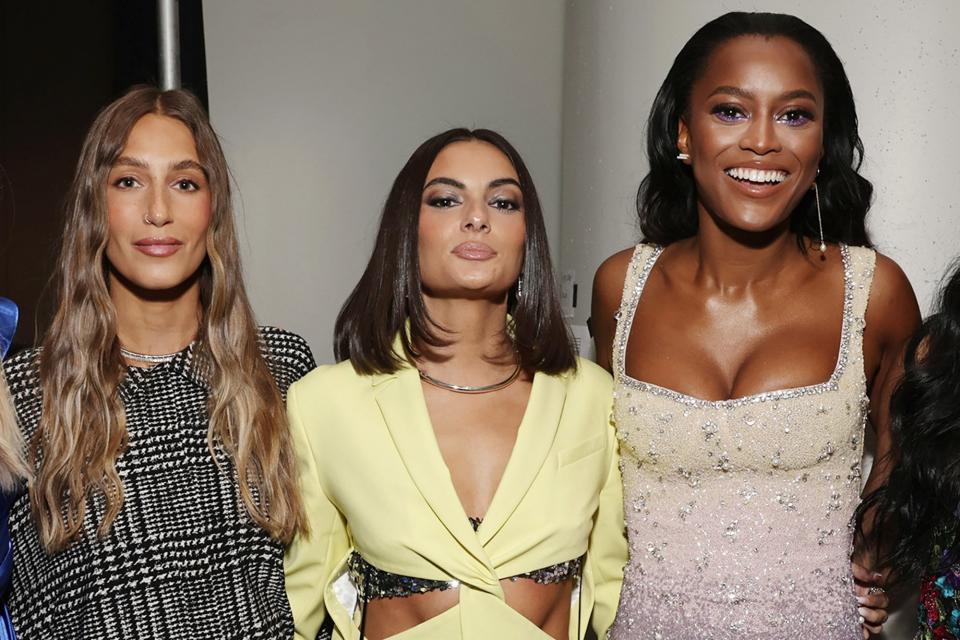 BRAVOCON -- BravoCon 2022 from the Javits Center in New York City on Saturday October 15, 2022 -- Pictured: (l-r) Lindsay Hubbard, Amanda Batula, Paige DeSorbo, Ciara Miller, Daniella Olivera -- (Photo by: Todd Williamson/Bravo via Getty Images)