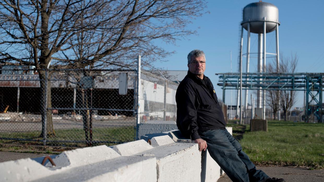 Art Reyes, a former president of UAW Local 651, worked at&nbsp;this now shuttered spark plug facility in Flint, Michigan, for 25 years before&nbsp;moving to another&nbsp;General Motors plant. (Photo: Rachel Woolf for HuffPost)