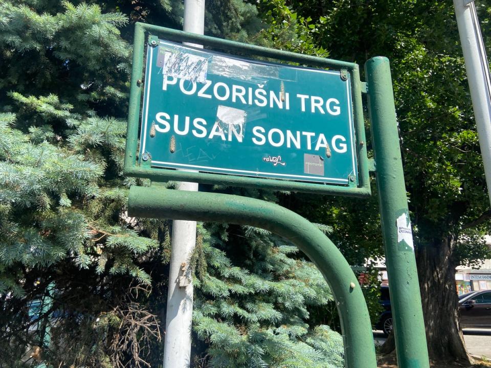 A square in Sarajevo is named after Susan Sontag (Suzanne Moore)