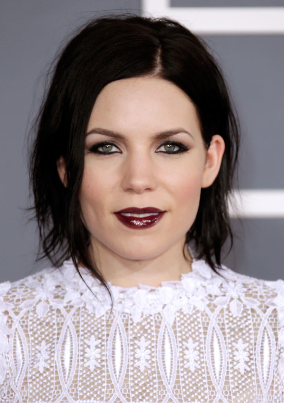 MISS: Skylar Grey. Look, I love a Goth moment. I went to high school in the 90s. But past the age of 18, if you’re still gonna go Goth, you’ve got to do grown-up Goth. In Skylar’s case, that would mean committing to the vampy lipstick, maybe, but going soft around the eyes and running a comb through that hair. (Jeff Vespa/WireImage)