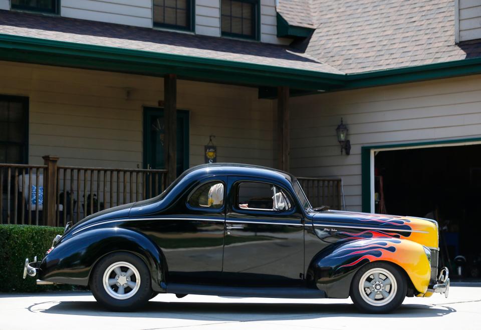 Hot rods like Bret Chrismer's 1940 Ford Deluxe Coupe will be on display at the 40th annual Mid-America Street Rod Nationals at the Ozark Empire Fairground Friday through Sunday.