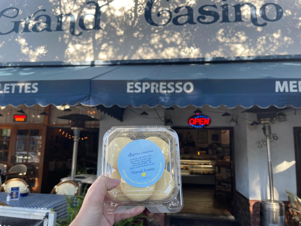 Alfajores in front of Grand Casino in Culver City