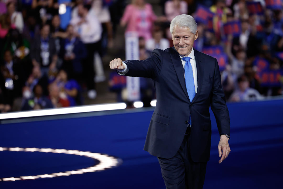 DNC 2024 live updates Bill Clinton praises Biden for dropping out