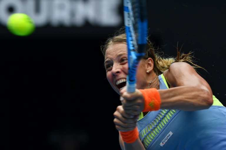 Estonia's Anett Kontaveit blew a set and 4-1 lead with two breaks to allow 39th-ranked Spaniard Carla Suarez Navarro to run out an eventual 4-6, 6-4, 8-6 winner in their fourth round match at the Australian Open