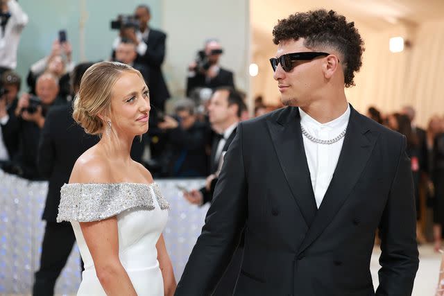 Theo Wargo/Getty Images for Karl Lagerfeld Brittany and Patrick Mahomes at the Met Gala