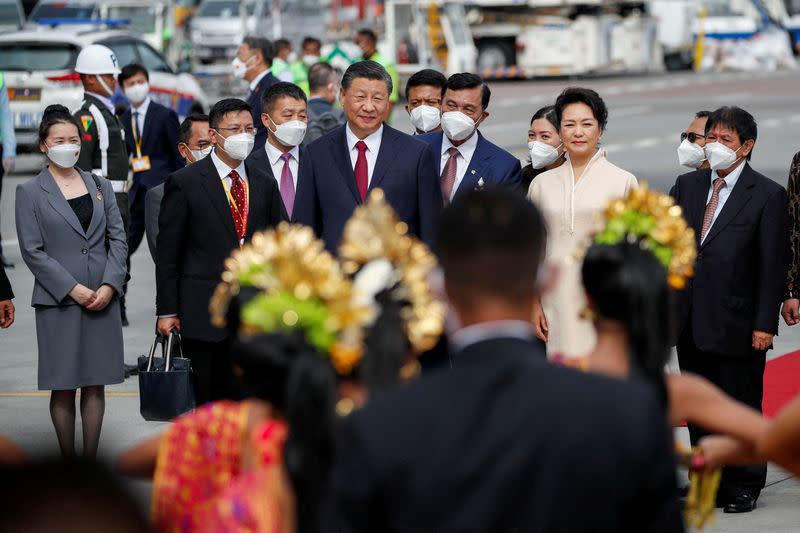 FILE PHOTO: Leaders arrive ahead of the G20 summit in Bali