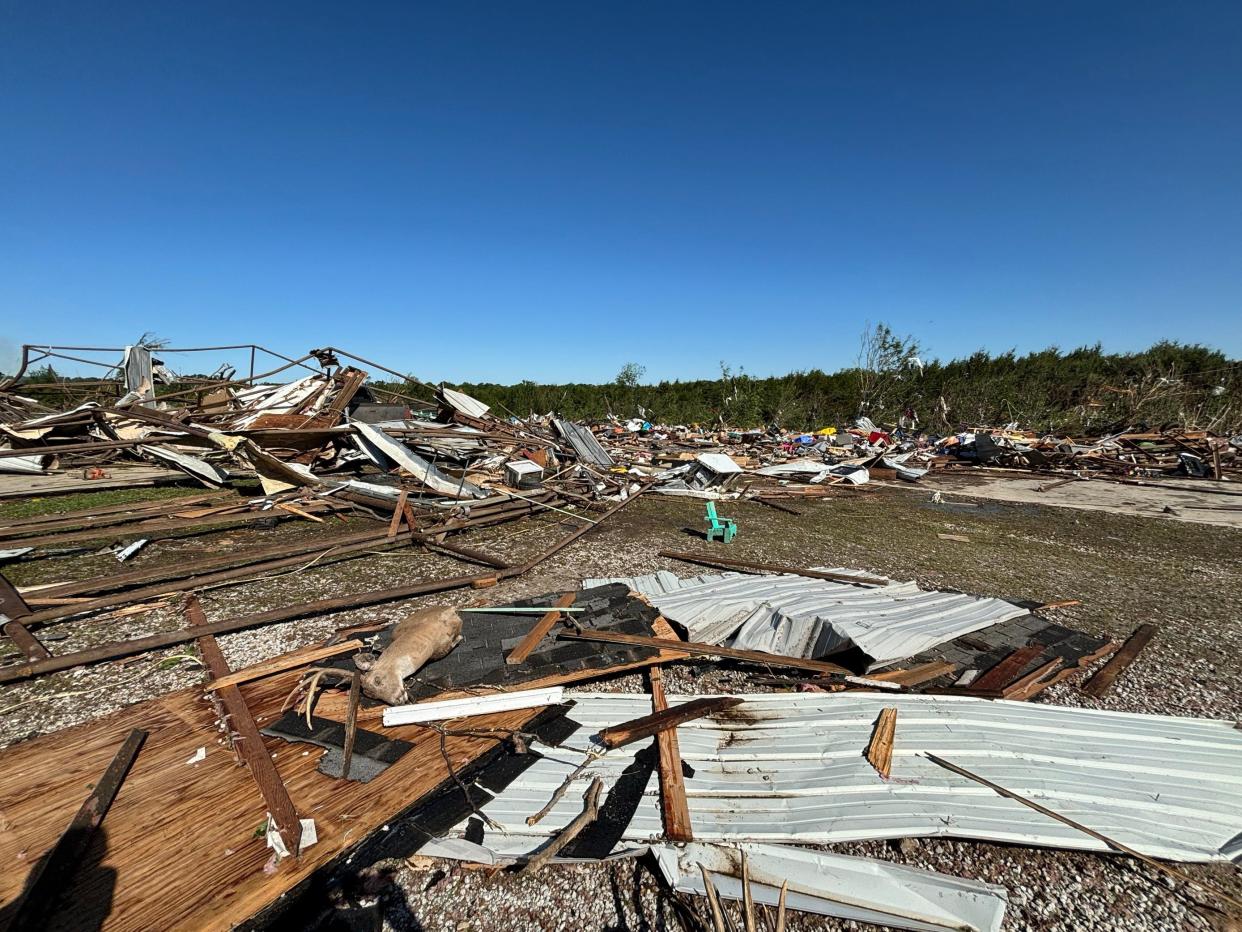 The northeastern Oklahoma community of Barnsdall experienced a damaging tornado that caused injuries and one death. It was the second time in about a month that a tornado hit Barnsdall.
