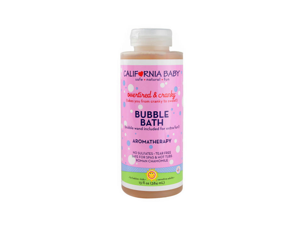 California Baby Overtired and Cranky Bubble Bath ($15)