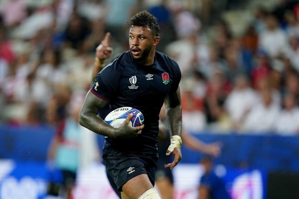 Courtney Lawes scored only his second England try against Japan in Nice (PA Wire)