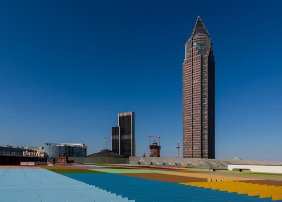 The 834-foot tall Frankfurt Fair Tower.