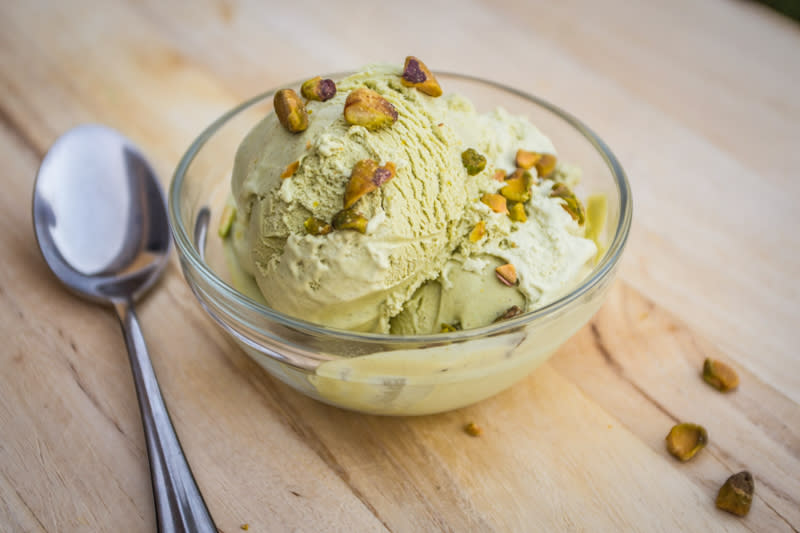 Pistachio ice cream