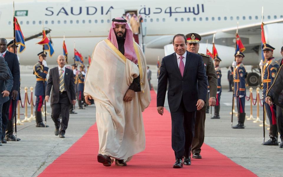 Crown Prince and Defense Minister of Saudi Arabia Mohammad bin Salman in Egypt - Bandar Algaloud/Getty Images