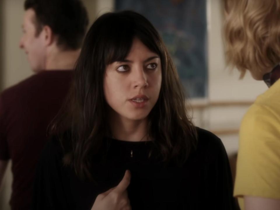 Aubrey Plaza in "Damsels in Distress"