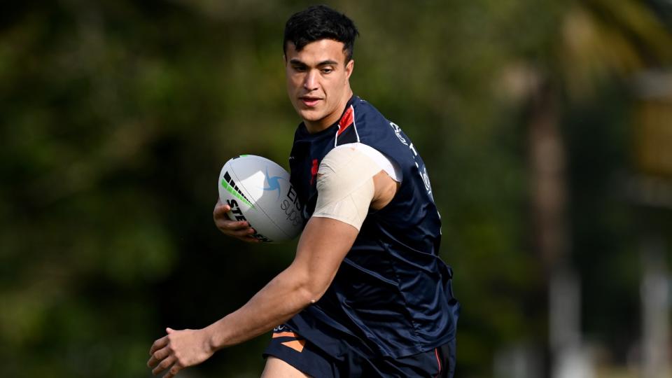 Joseph Suaalii during a training session Credit: Alamy