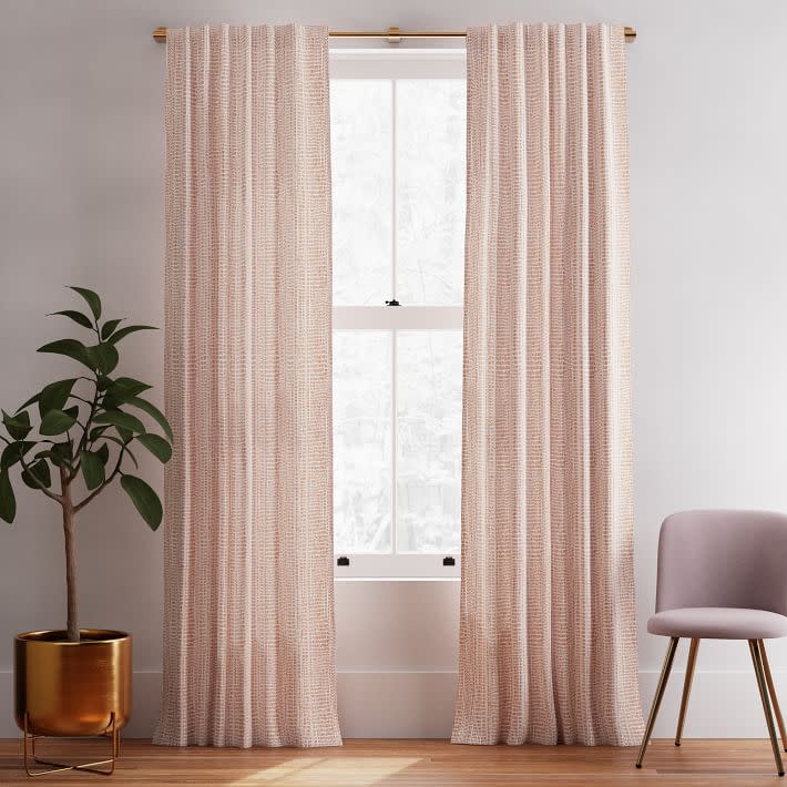 Blush Cotton Curtains