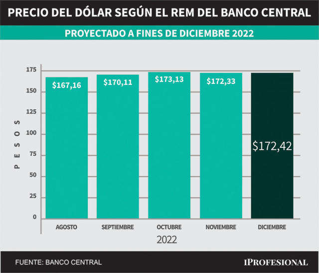 ¿A qué precio terminará el dólar este año y cuánto subirá en 2023? el