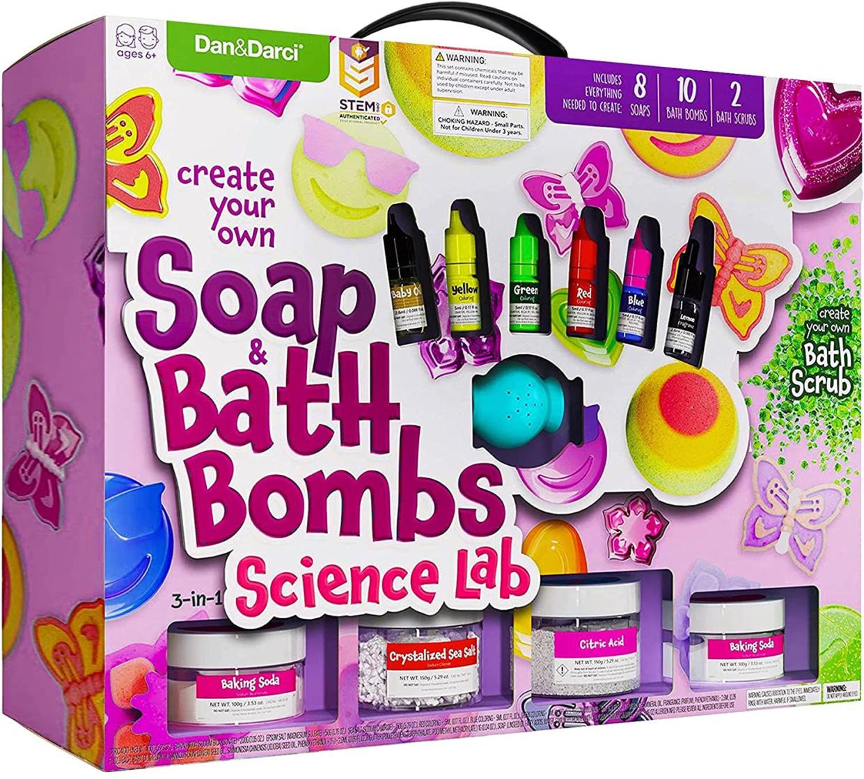 Dan & Darci Soap and Bath Bombs Science Lab