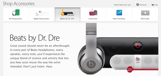Online Apple Store Beats by Dr. Dre