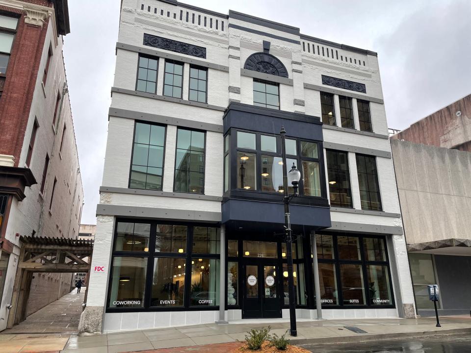 The historic Gaylord building on North Front Street in downtown Wilmington has been renovated and is now home to Common Desk's coworking space.