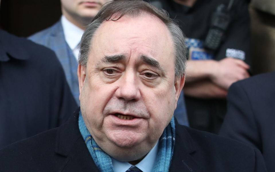 Mr Salmond was cleared of 13 charges of sexual assault against a total of nine women after a trial at the High Court last year - Jane Barlow/PA