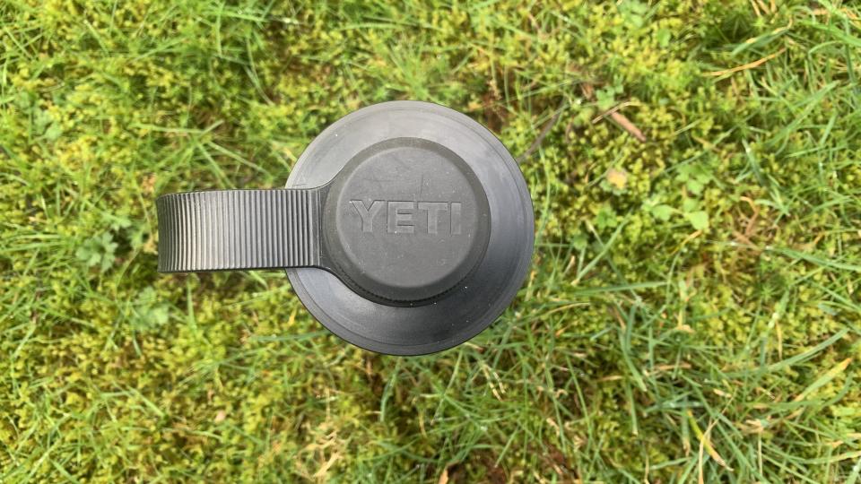 Top of Yeti water bottle