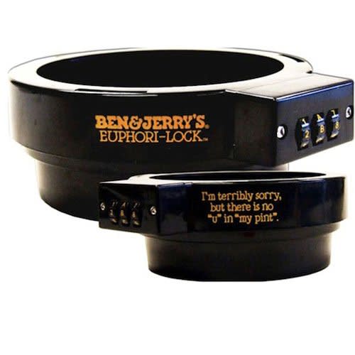 Ben & Jerry's Euphori-Lock Ice Cream Pint Combination Lock Protector