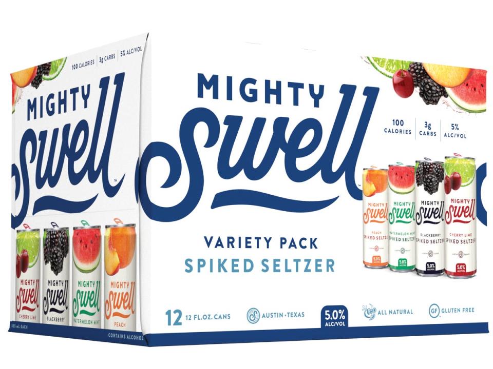 mighty swell classic variety pack of spiked seltzers