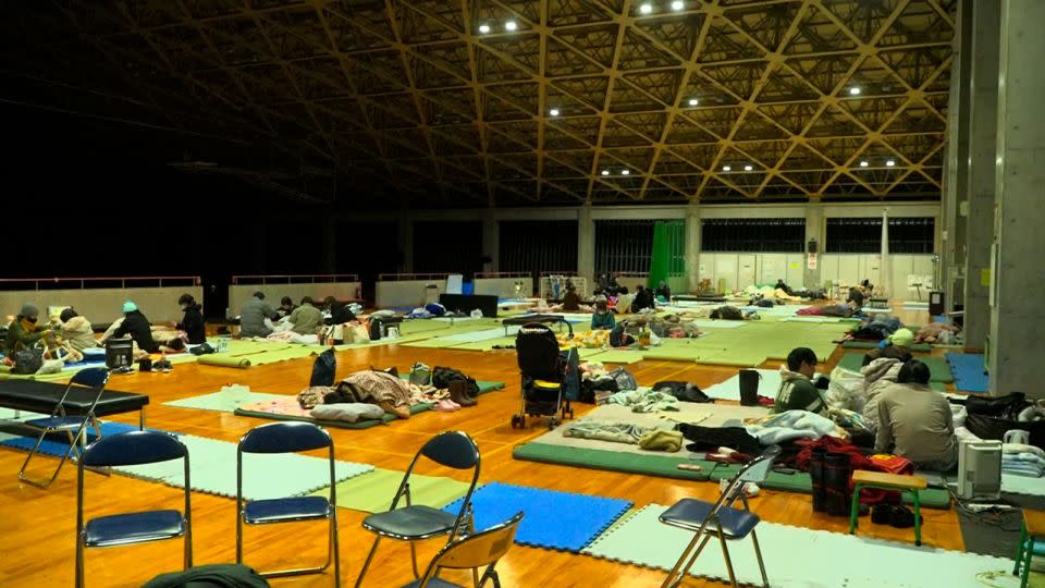 A shelter in Nanao city, Japan. - CNN