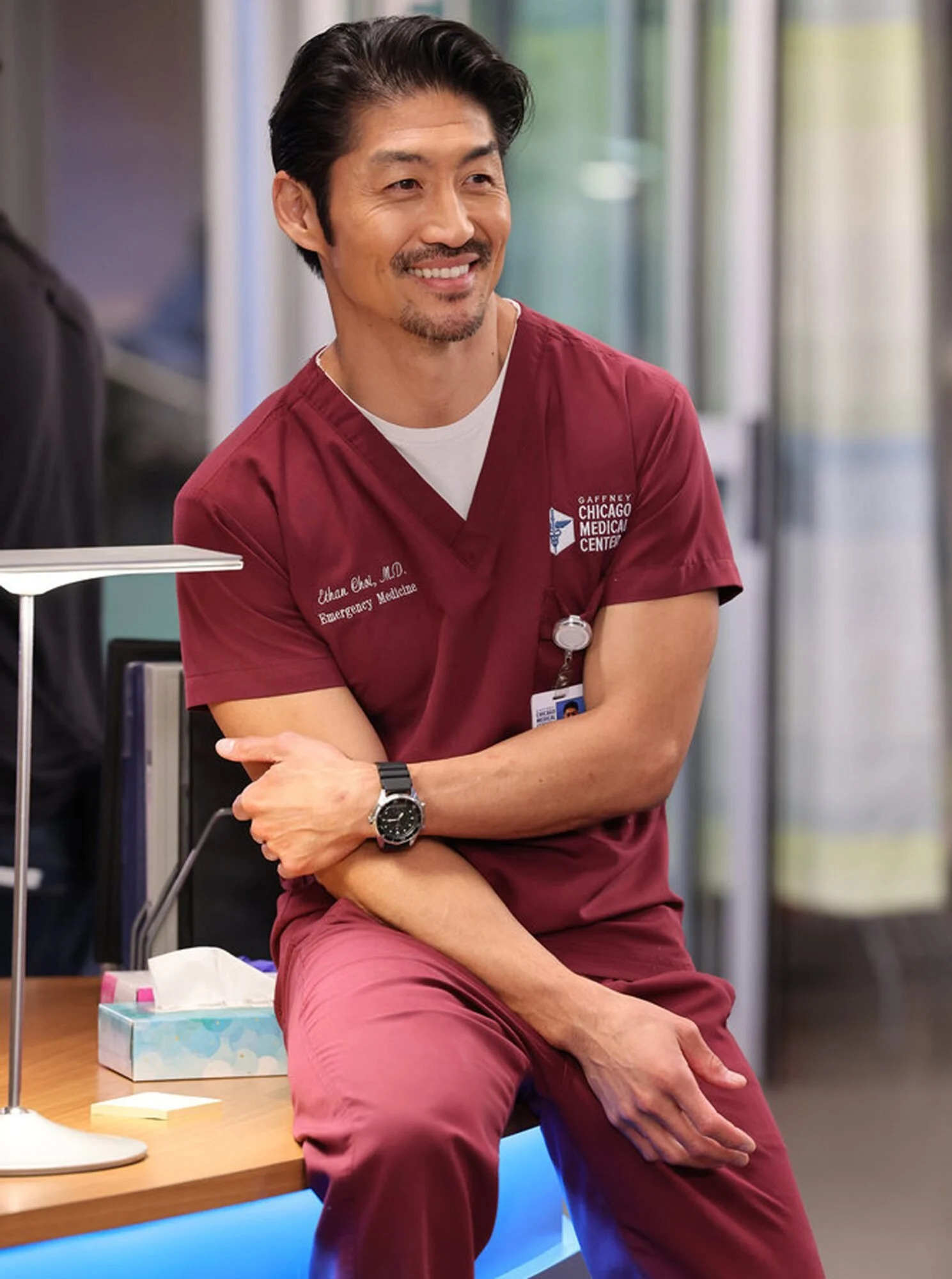 CHICAGO MED -- "Mama Said There Would Be Days Like This" Episode 806 -- Pictured: Brian Tee as Ethan Choi