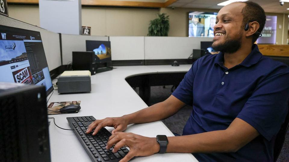 West Texas A&M University graduate and employee Eyoel Mengesha designed the University's new news aggregator, Panhandle Regional News.