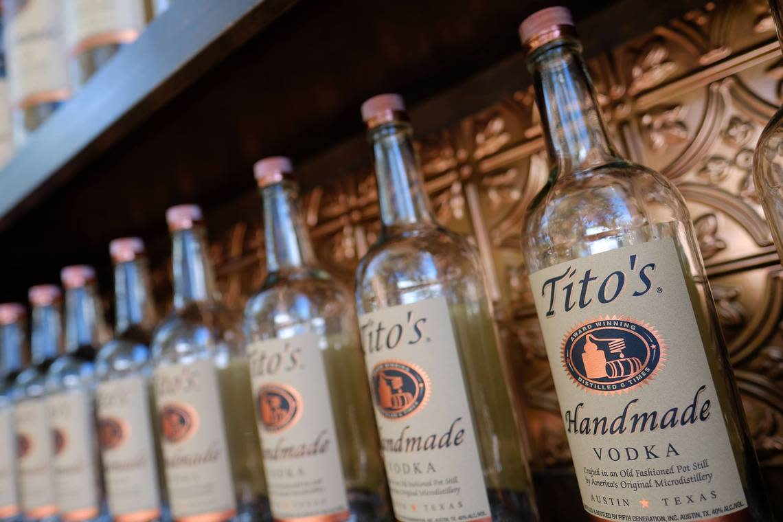 Tito’s Handmade Vodka is produced in Austin, Texas.