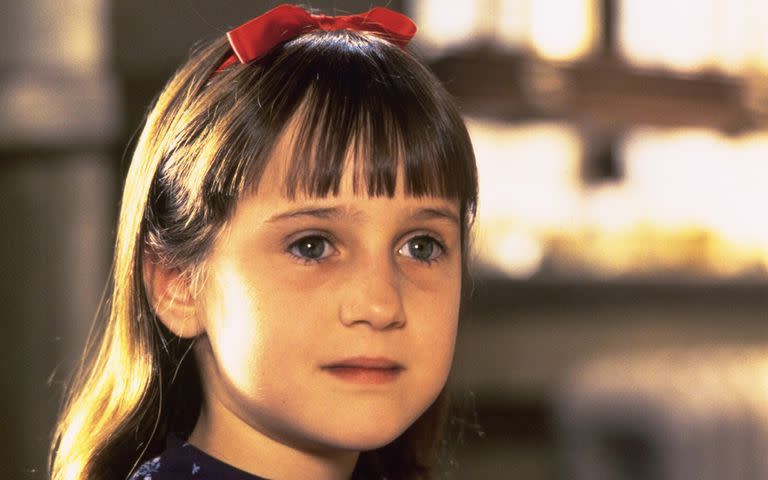 Mara Wilson a los ocho años en Matilda