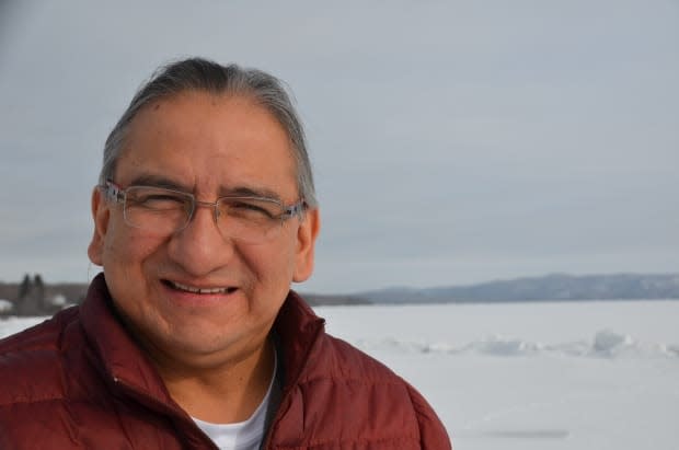 Dean Sayers, chief of Batchewana First Nation, near the Straits of Mackinac, believes it's important 'to find alternative ways to look after our energy needs, and I'm not so sure fossil fuels are the way to go.' 