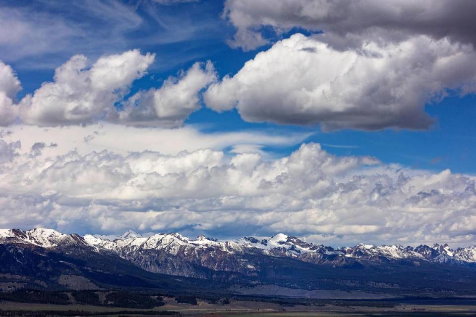 The Bethine and Frank Church Overlook, on Idaho on Highway 75 north of Ketchum, provides a view into the Sawtooth National Recreation Area. Sarah A. Miller/smiller@idahostatesman.com