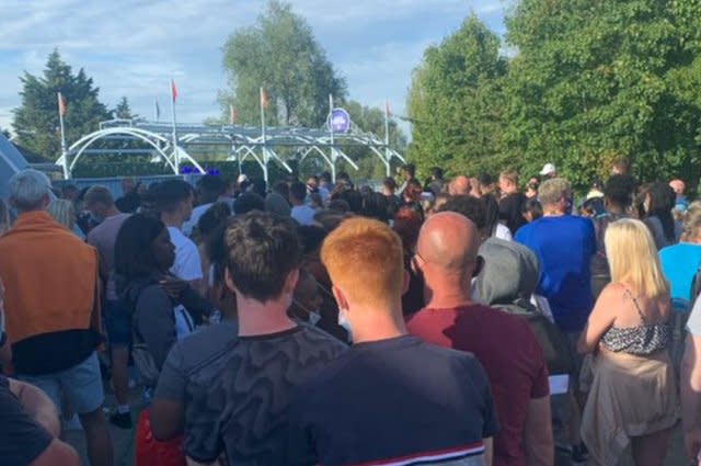 Two arrested on suspicion of attempted murder after Thorpe Park stabbing
