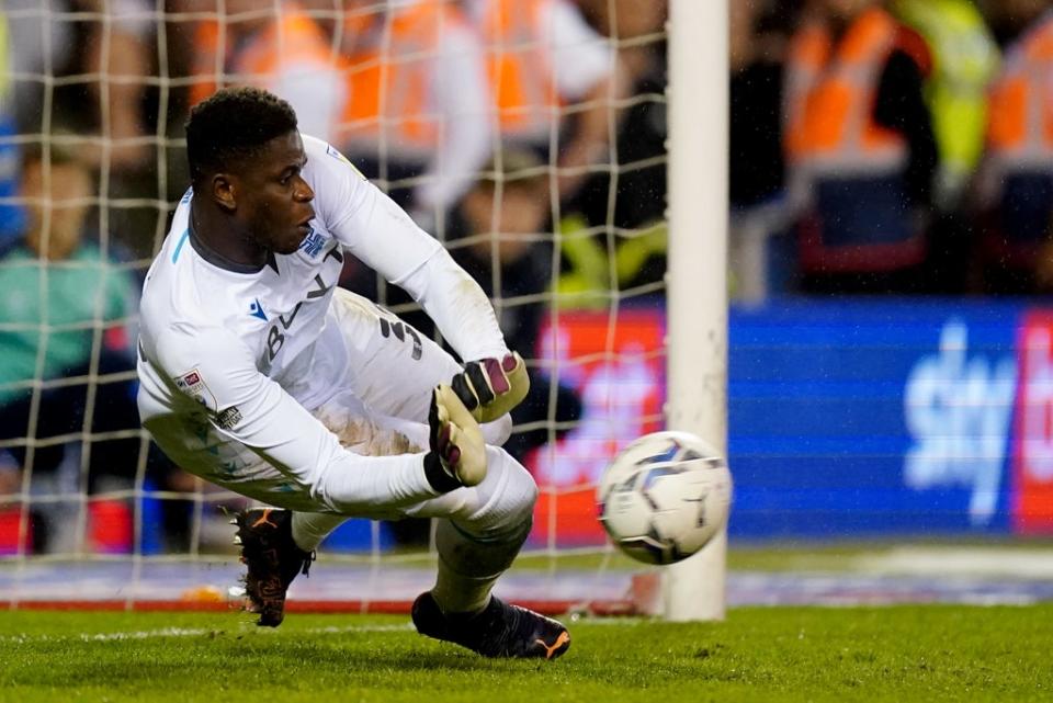 Brice Samba produced when it counted for Nottingham Forest (Mike Egerton/PA) (PA Wire)