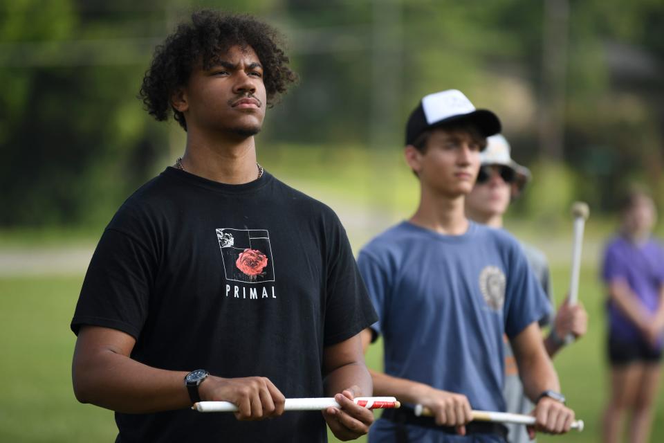 Scenes from South-Doyle marching band camp held at South-Doyle High School, Tuesday, July 25, 2023.