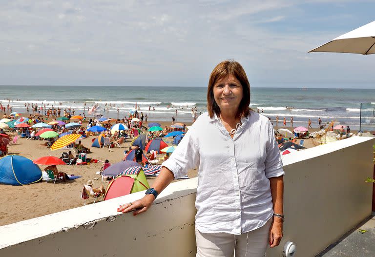 Patricia Bullrich, de recorrida por Mar del Plata